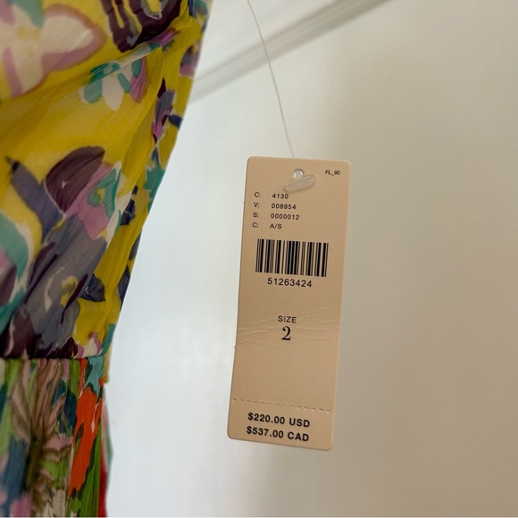 NWT Anthropologie Malibu floral maxi dress - Picture 6 of 6